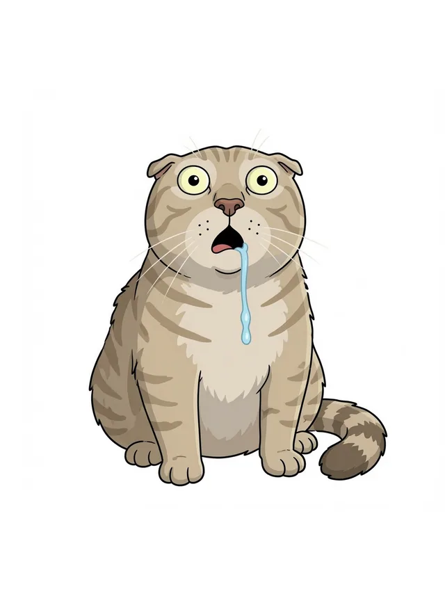 Drooling Cat